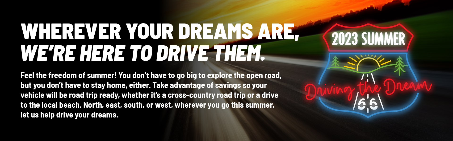 Driving the Dream road trip ready auto service image